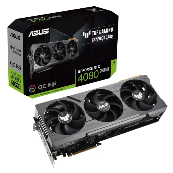 Видеокарта GeForce RTX 4080 SUPER 16GB, GDDR6X ASUS (90YV0KA0-M0NA00) - Фото 1
