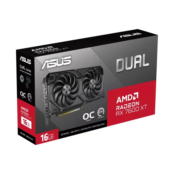 Відеокарта Radeon RX 7600 XT 16GB, GDDR6 ASUS (90YV0K21-M0NA00) - Фото 8