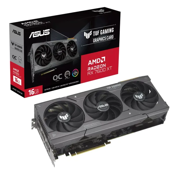 Видеокарта Radeon RX 7600 XT 16GB, GDDR6 ASUS (90YV0K20-M0NA00) - Фото 7