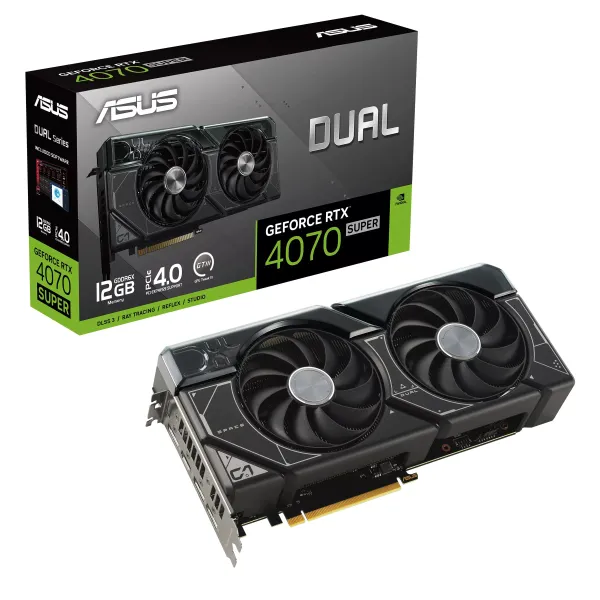Видеокарта GeForce RTX 4070 SUPER 12GB, GDDR6X ASUS (90YV0KC1-M0NA00) - Фото 11