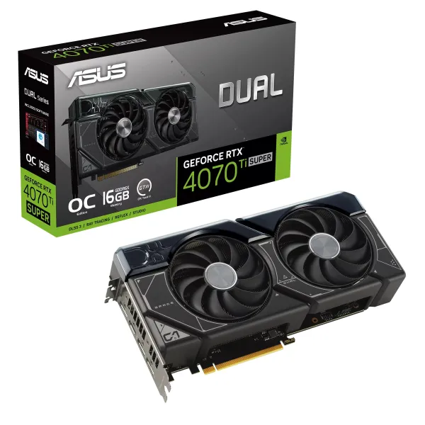 Відеокарта GeForce RTX 4070 Ti SUPER 16GB, GDDR6X ASUS (90YV0KF3-M0NA00) - Фото 3