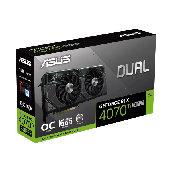 Відеокарта GeForce RTX 4070 Ti SUPER 16GB, GDDR6X ASUS (90YV0KF3-M0NA00) - Фото 9