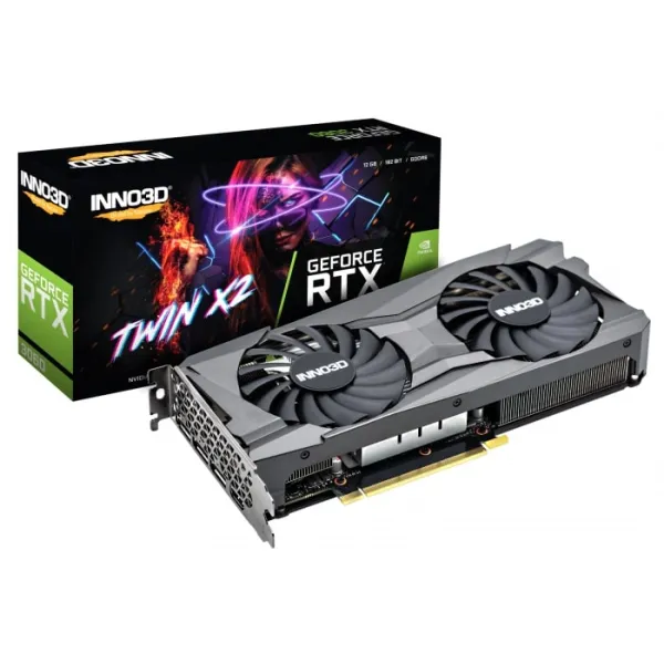 Відеокарта GeForce RTX 3060 12GB, GDDR6 INNO3D (N30602-12D6-119032AH)
