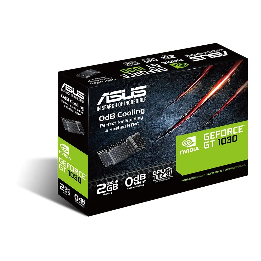Відеокарта GeForce GT 1030 2GB, GDDR5 ASUS (90YV0AT0-M0NA00) - Фото 4