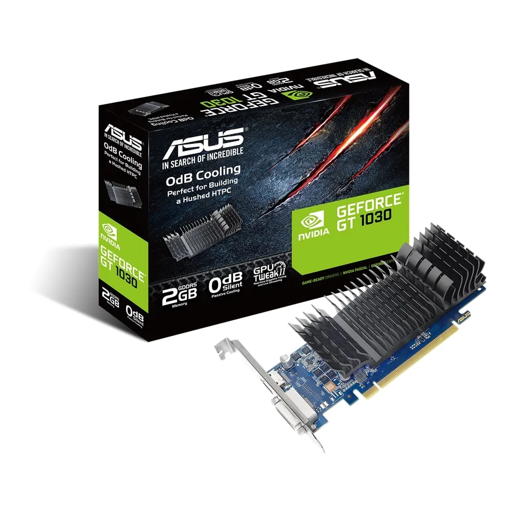 Відеокарта GeForce GT 1030 2GB, GDDR5 ASUS (90YV0AT0-M0NA00) - Фото 3