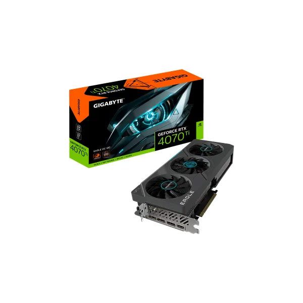 Видеокарта GeForce RTX 4070 Ti 12GB, GDDR6X GIGABYTE (GV-N407TEAGLE_OC-12GD) - Фото 1