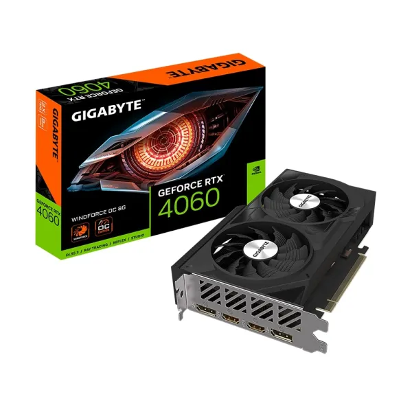 Видеокарта GeForce RTX 4060 8GB, GDDR6 GIGABYTE (GV-N4060WF2OC-8GD) - Фото 3