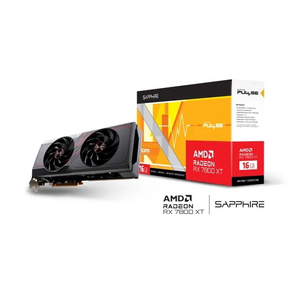 Видеокарта Radeon RX 7800 XT 16GB, GDDR6 SAPPHIRE (11330-02-20G) - Фото 1