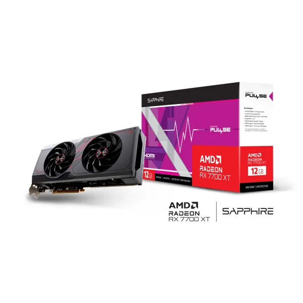 Відеокарта Radeon RX 7700 XT 12GB, GDDR6 SAPPHIRE (11335-04-20G) - Фото 1