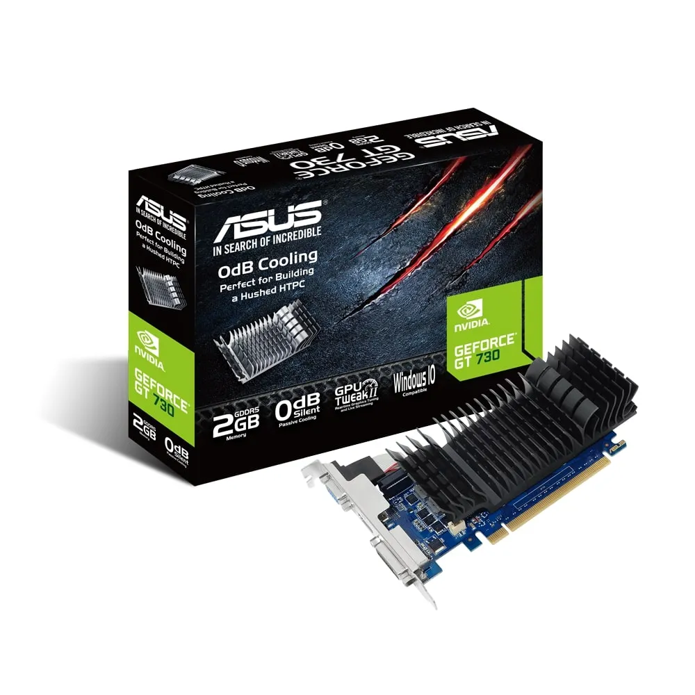 Відеокарта GeForce GT 730 2GB, GDDR5 ASUS (90YV06N2-M0NA00) - Фото 3