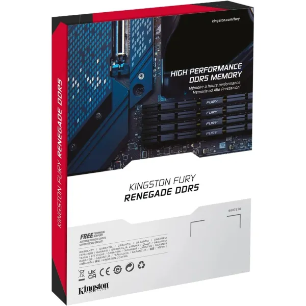Память ПК 16GB, DDR5 Kingston (KF564C32RS-16) - Фото 5