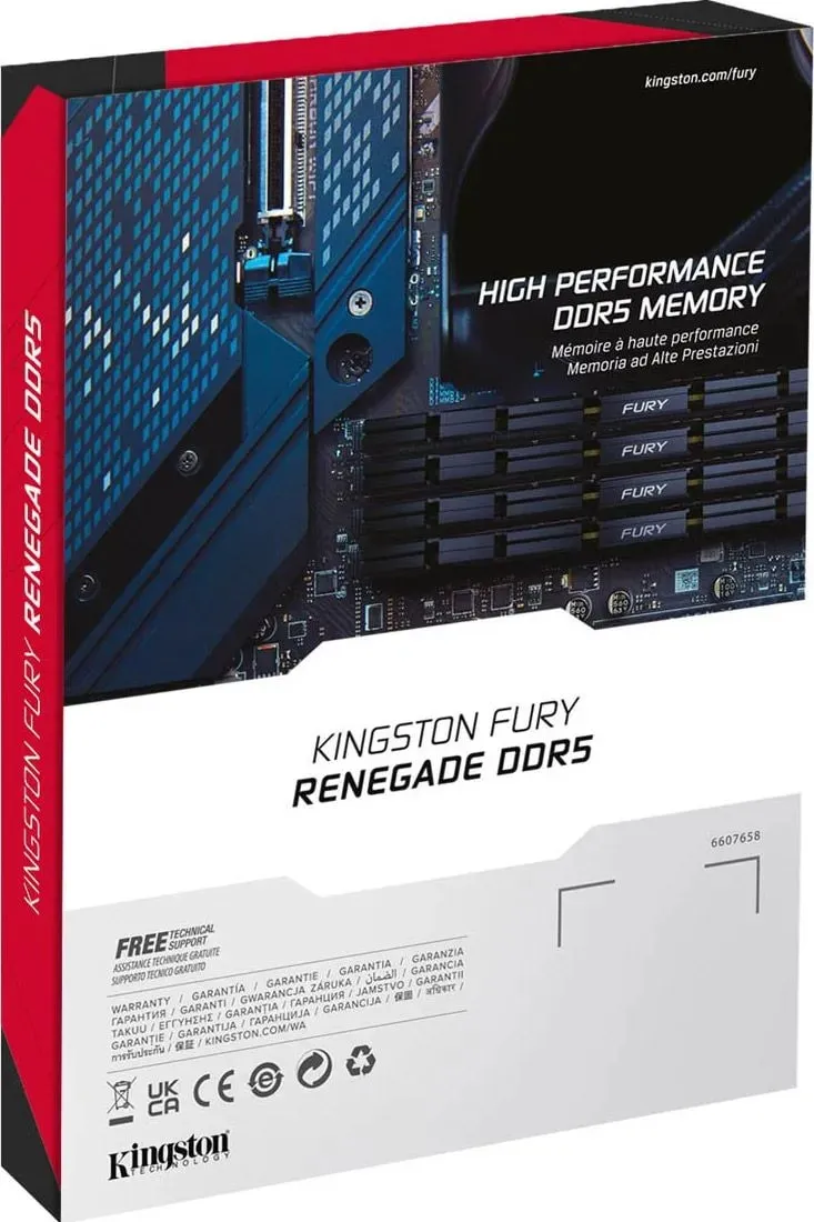 Память ПК 16GB, DDR5 Kingston (KF576C38RS-16) - Фото 4
