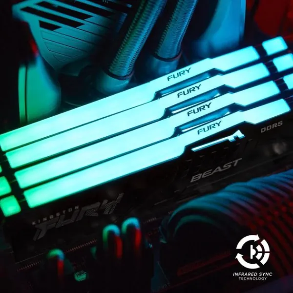 Память ПК 16GB, DDR5 Kingston (KF556C36BBEA-16) - Фото 10