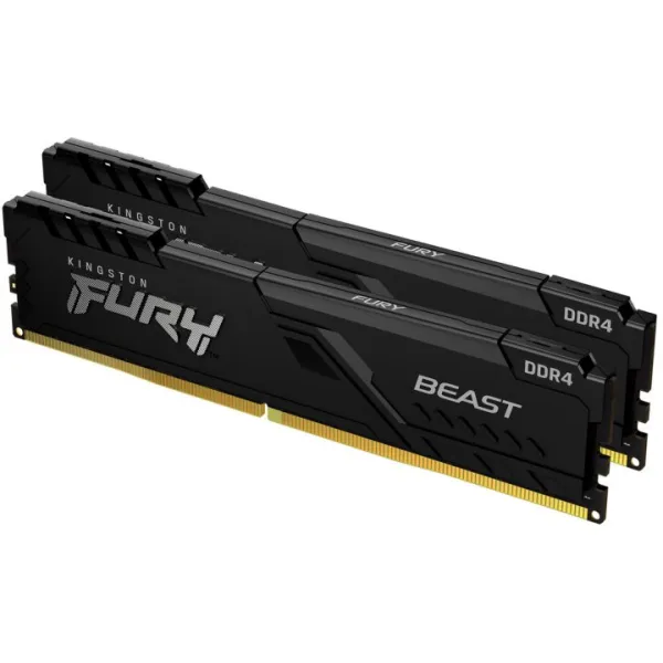 Память ПК 32GB KIT (16GBx2), DDR4 Kingston (KF436C18BBK2/32) - Фото 7