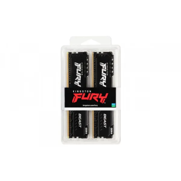 Память ПК 32GB KIT (16GBx2), DDR4 Kingston (KF436C18BBK2/32) - Фото 8