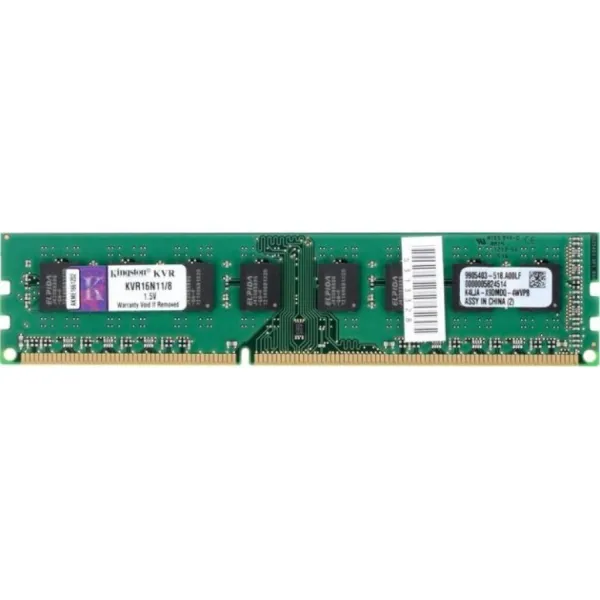Пам'ять ПК  8GB, DDR3  Kingston (KVR16N11/8WP) - Фото 8