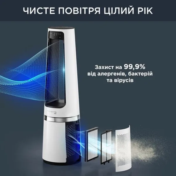 Очиститель воздуха Eclipse 3IN1 Rowenta (QU5060F0) - Фото 6