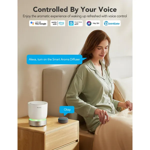 Умный увлажнитель воздуха H7162 Aroma Diffuser Govee (H7161301) - Фото 11