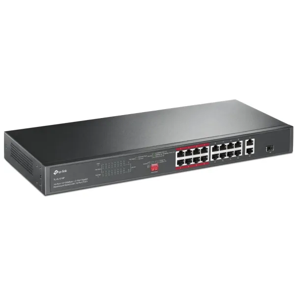 Комутатор мережевий TL-SL1218P TP-Link (TL-SL1218P) - Фото 2