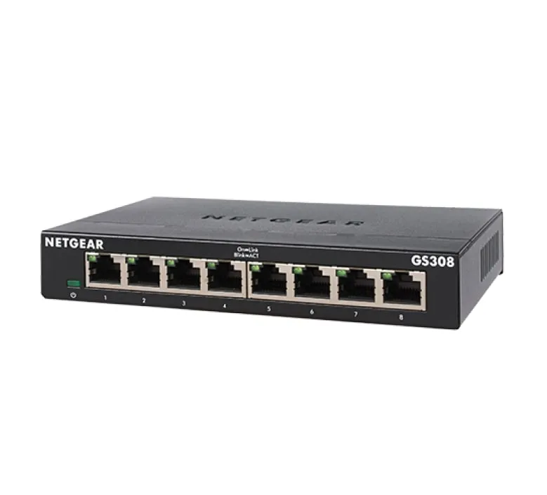 Коммутатор сетевой GS308 Netgear (GS308-300PES) - Фото 7