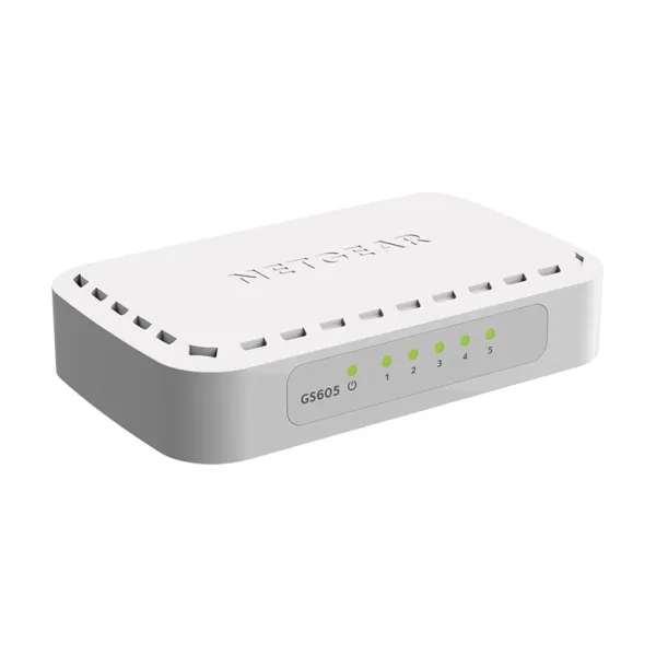 Коммутатор сетевой GS605 5xGE Netgear (GS605-400PES) - Фото 1