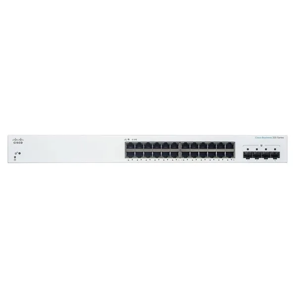Комутатор мережевий CBS220 Cisco (CBS220-24T-4G-EU)