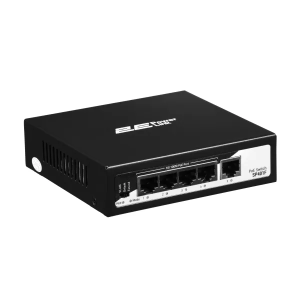 Коммутатор сетевой PowerLink SP401F 2E (2E-SP401F-2) - Фото 3