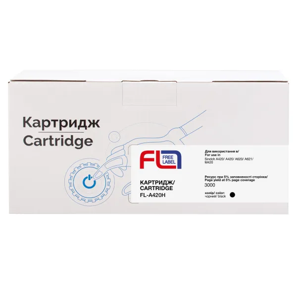 Тонер-картридж сумісний Sindoh A420H Free Label (FL-A420H) - Фото 1
