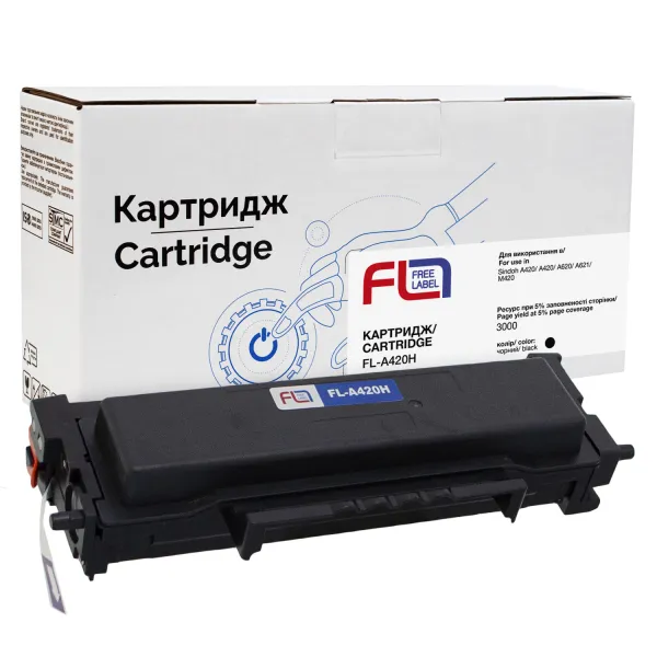 Тонер-картридж сумісний Sindoh A420H Free Label (FL-A420H) - Фото 4