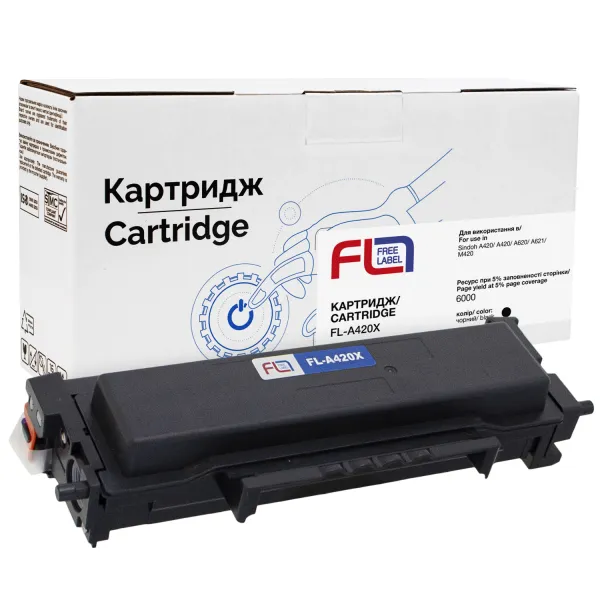Тонер-картридж сумісний Sindoh A420X Free Label (FL-A420X) - Фото 1