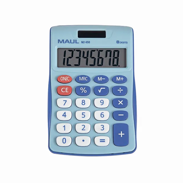 Калькулятор настільний 8 розрядів, блакитний MJ450 Maul (7263034) - Фото 2
