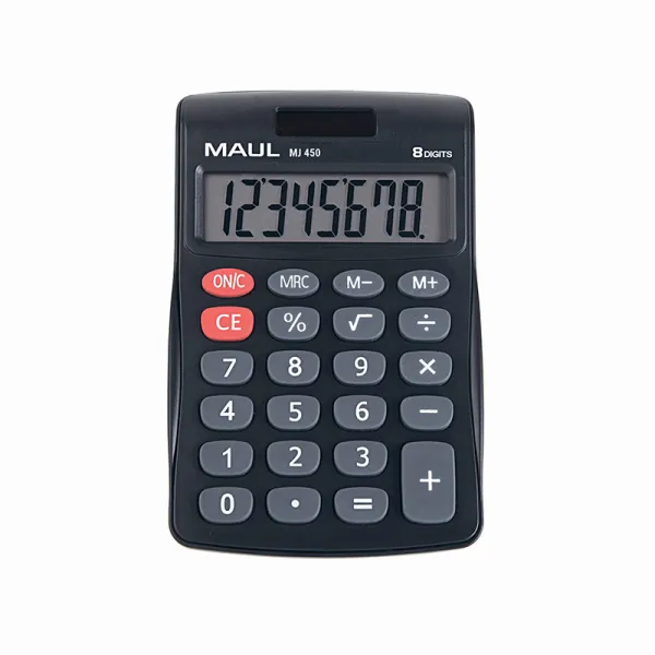 Калькулятор настільний 8 розрядів, чорний MJ450 Maul (7263090) - Фото 2