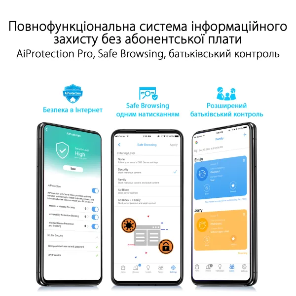 Маршрутизатор RT-AX59U AX4200 Asus (90IG07Z0-MO3C00) - Фото 13