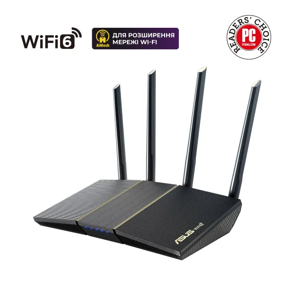 Маршрутизатор RT-AX57 AX3000 Asus (90IG06Z0-MO3C00) - Фото 3