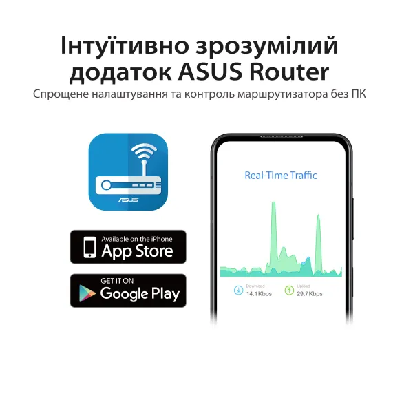 Маршрутизатор RT-AX57 AX3000 Asus (90IG06Z0-MO3C00) - Фото 8