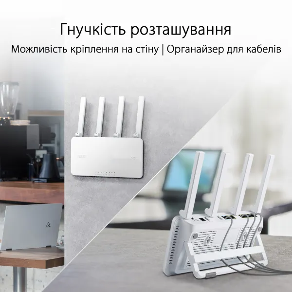 Маршрутизатор ExpertWIFI EBR63 AX3000 Asus (90IG0870-MO3C00) - Фото 3