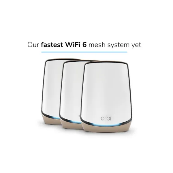Маршрутизатор WiFi-Mesh Orbi RBK863S AX6000 Netgear (RBK863S-100EUS) - Фото 1