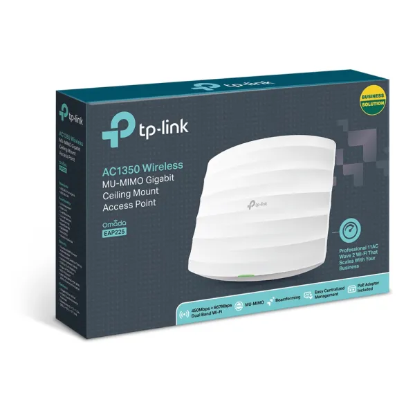 Точка доступу EAP225 AC1350 TP-Link (EAP225) - Фото 3