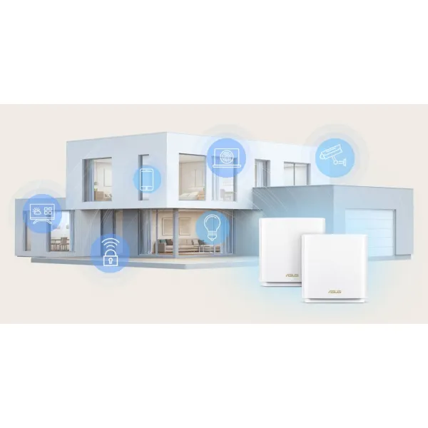 Маршрутизатор WiFi-Mesh ZenWiFi XT9 AX7800 Asus (90IG0740-MO3B60) - Фото 3