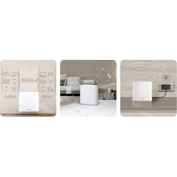 Маршрутизатор WiFi-Mesh ZenWiFi XT9 AX7800 Asus (90IG0740-MO3B60) - Фото 6