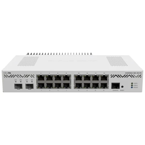 Маршрутизатор Cloud Core Router Mikrotik (CCR2004-16G-2S+PC)