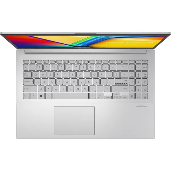 Ноутбук Vivobook GO E1504FA-BQ534 15.6" FHD IPS, AMD R5-7520U, 16GB, F512GB, UMA, NoOS, Серебристый ASUS (90NB0ZR1-M00UN0) - Фото 1