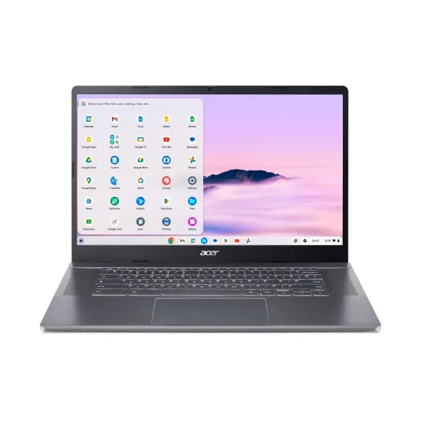 Ноутбук Chromebook Plus CB515-2HT 15" FHD IPS Touch, Intel i3-1215U, 8GB, F512GB, UMA, ChromeOS, серый Acer (NX.KNYEU.001) - Фото 8