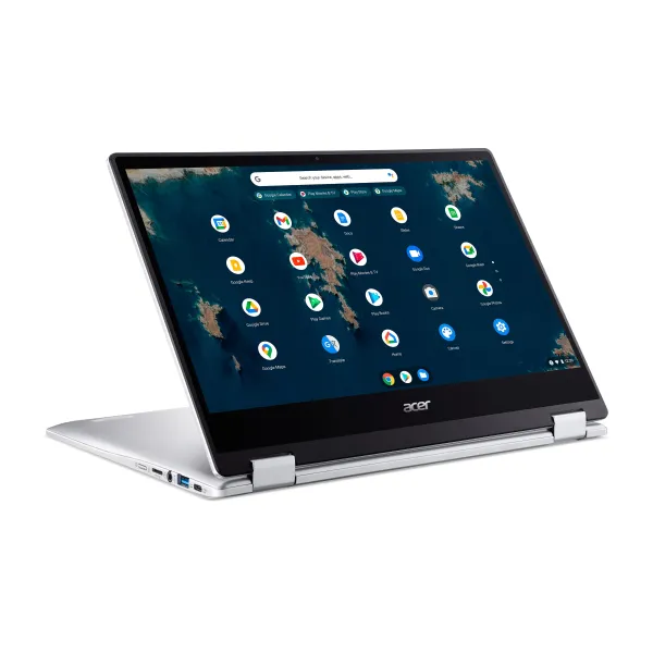 Ноутбук Chromebook Spin CP314-1HN 14" FHD IPS Touch, Intel P N6000, 8GB, F128GB, UMA, ChromeOS, серебристый Acer (NX.AZ3EU.002) - Фото 14