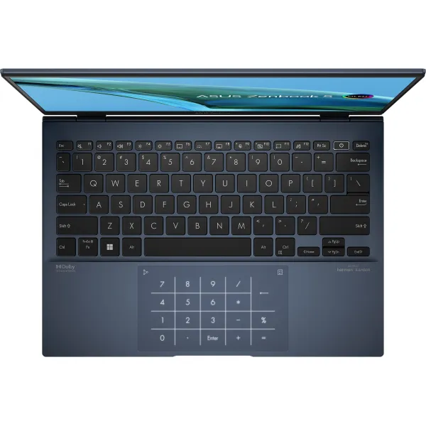 Ноутбук Zenbook S 13 UM5302LA-LV152 13.3" 2.8K OLED, AMD R7-7840U, 16GB, F1TB, UMA, noOS, Синий ASUS (90NB1233-M005V0) - Фото 9