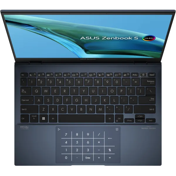 Ноутбук Zenbook S 13 UM5302LA-LV152 13.3" 2.8K OLED, AMD R7-7840U, 16GB, F1TB, UMA, noOS, Синий ASUS (90NB1233-M005V0) - Фото 11