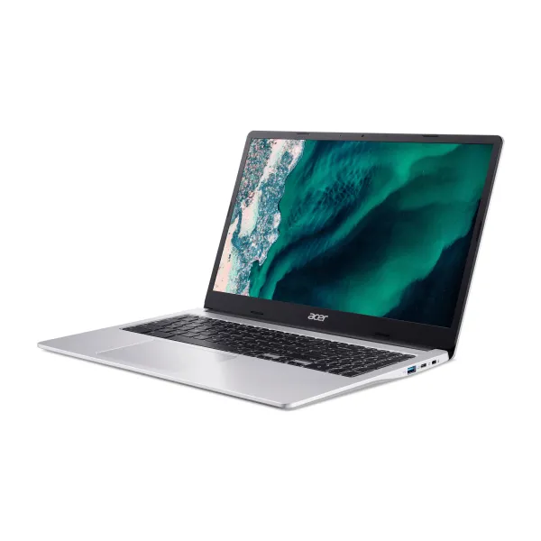 Ноутбук Chromebook CB315-4HT 15" FHD IPS Touch, Intel C N4500, 8GB, F128GB, UMA, ChromeOS, серебристый Acer (NX.KBAEU.001) - Фото 1