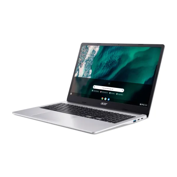 Ноутбук Chromebook CB315-4HT 15" FHD IPS Touch, Intel C N4500, 8GB, F128GB, UMA, ChromeOS, серебристый Acer (NX.KBAEU.001) - Фото 4