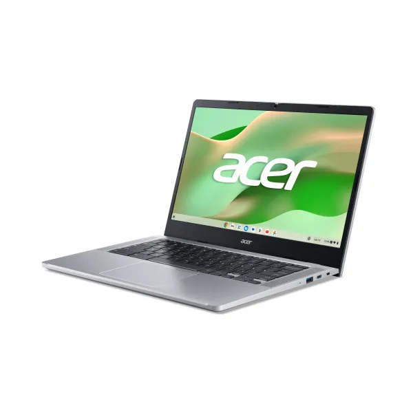 Ноутбук Chromebook CB314-4H 14" FHD IPS, Intel C N100, 8GB, F128GB, UMA, ChromeOS, серебристый Acer (NX.KNBEU.001) - Фото 3