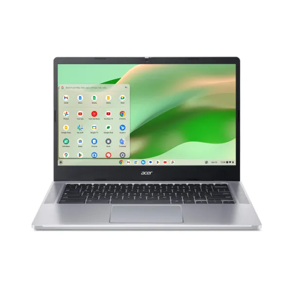Ноутбук Chromebook CB314-4H 14" FHD IPS, Intel C N100, 8GB, F128GB, UMA, ChromeOS, серебристый Acer (NX.KNBEU.001) - Фото 17